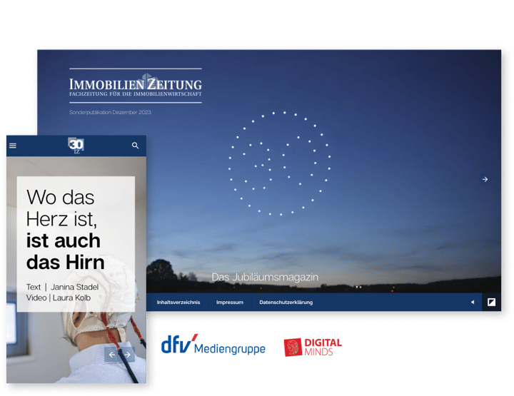 Deutscher Fachverlag Anniversary Magazine for Immobilien Zeitung